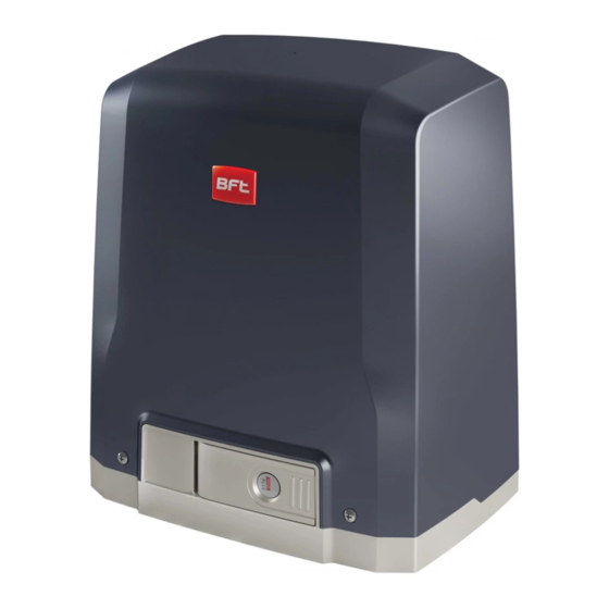 BFT DEIMOS AC A 600 Installation And User Manual