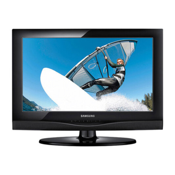 Samsung LN19C350D1D Quick Setup Manual