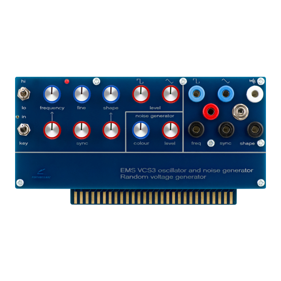 Portabellabz VCS3 Manual