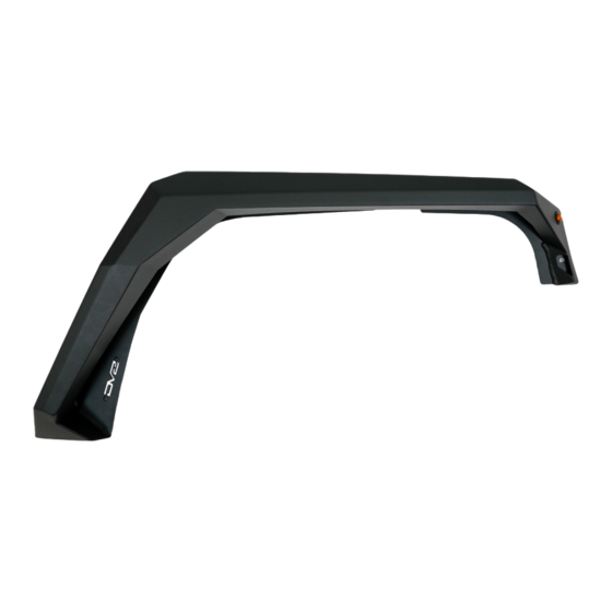 DV8 OFFROAD FDJK-09 Installation Manual