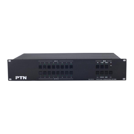 PTN MATRIX MVG44A User Manual