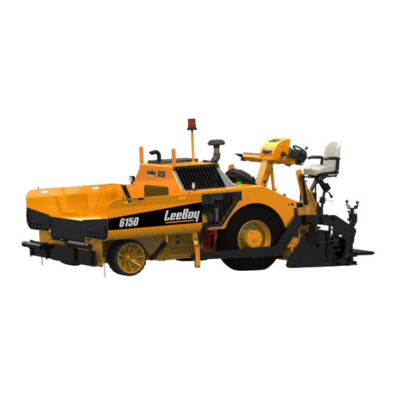 LeeBoy 6150 Operation & Service Manual