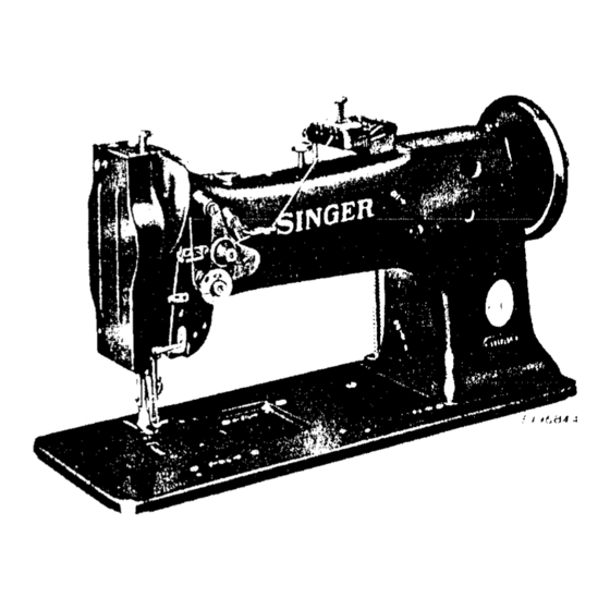 Singer 111W155 Parts List