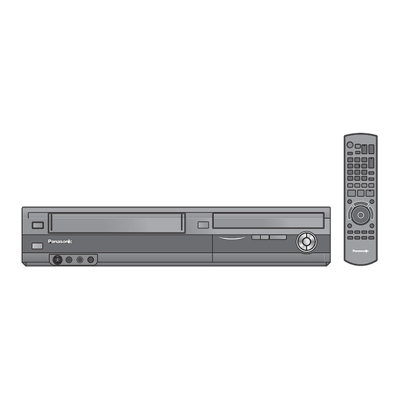 User Manuals: Panasonic DMR-EA38VK DVD Recorder