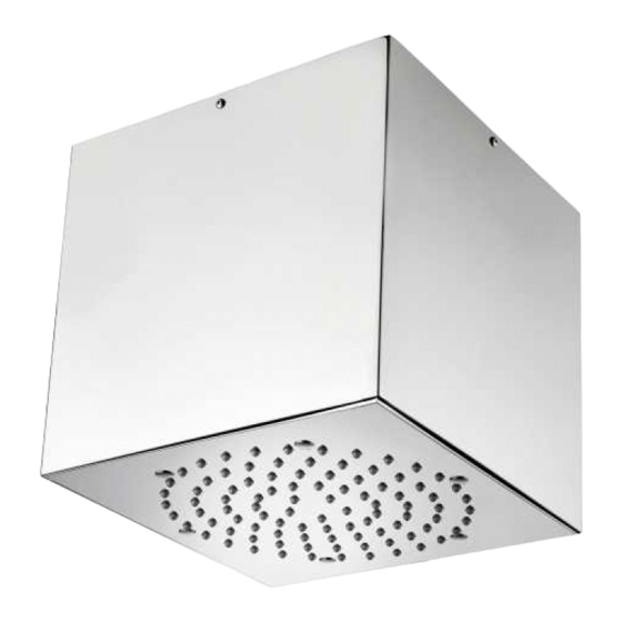 Bossini Cube Inox H81170 Installation And Care Instructions