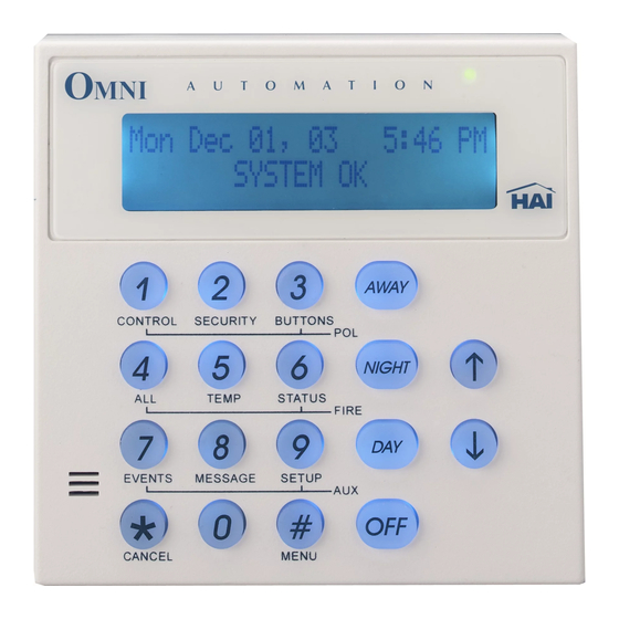 HAI 33A00-4 Manual