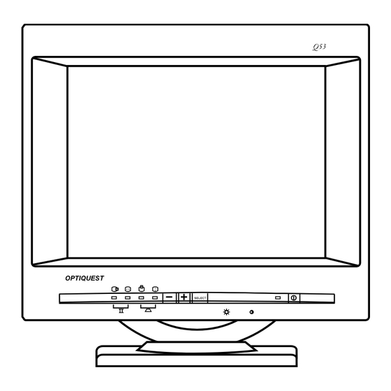 ViewSonic Optiquest Q53 User Manual