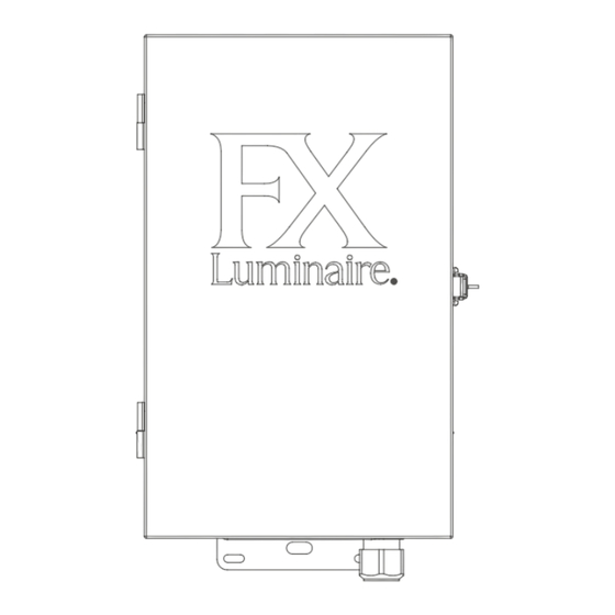 FXLuminaire PX TRANSFORMER Owner's Manual And Installation Instructions