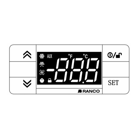 Ranco RDT-1110 Instructions Manual
