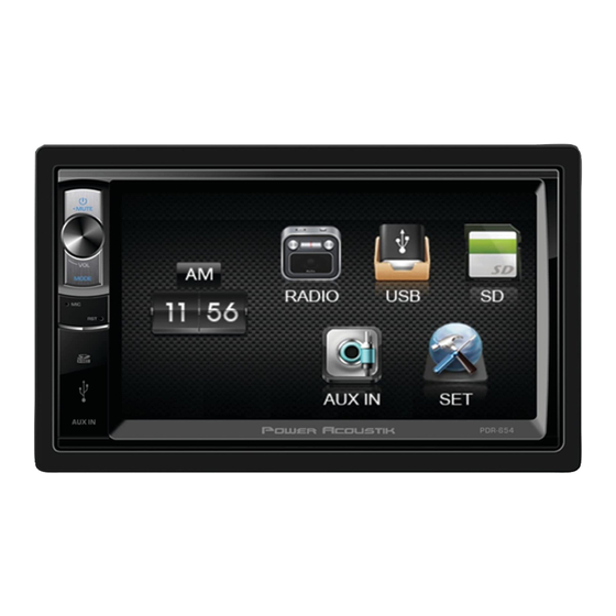 Power Acoustik PDR-654 Owner's Manual