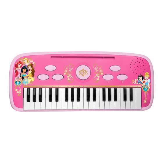 Disney ROYAL KEYBOARD DP135 Instruction Manual