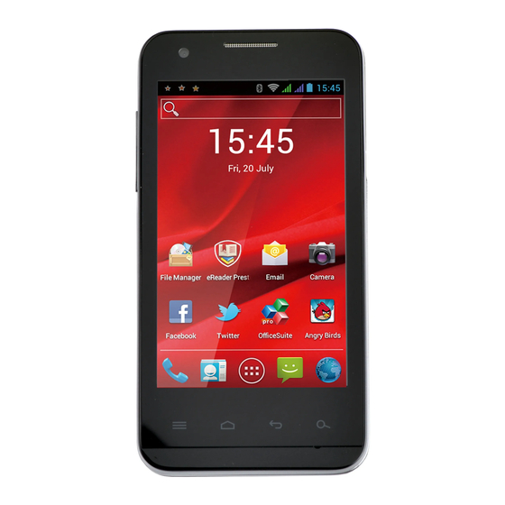 Prestigio MultiPhone PAP4040 Quick Start Manual