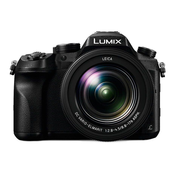 Panasonic Lumix DMC-FZ2000 Operating Instructions Manual