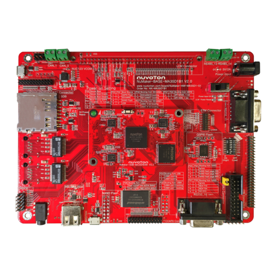 Nuvoton NuMicro MA35D1 BSP User Manual