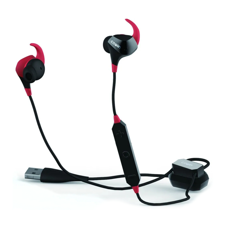 cowin HE8 Noise Cancelling Earbuds Manuals