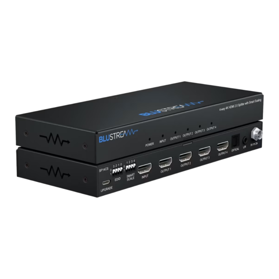 BluStream SP14CS Quick Reference Manual