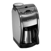 Cuisinart DGB600BCU Instruction Booklet