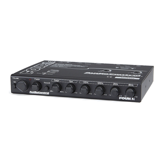 AudioControl FOUR.1i Manuals