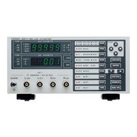 Hioki 3511-50 Instruction Manual
