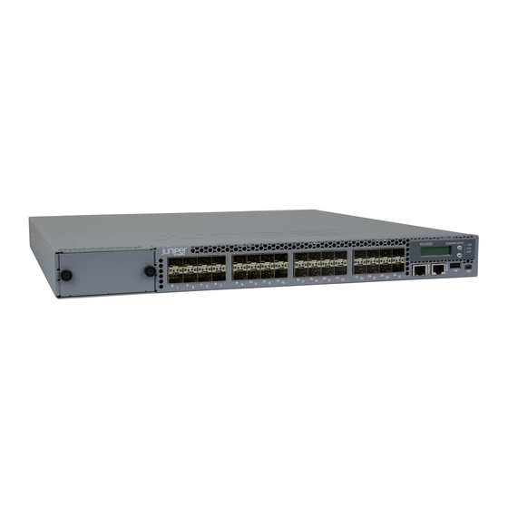 Juniper EX4550 Quick Start