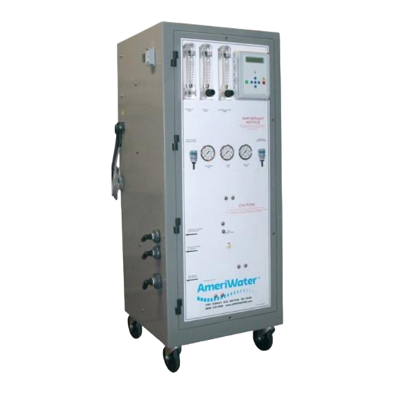 AmeriWater MROX Series Manuals