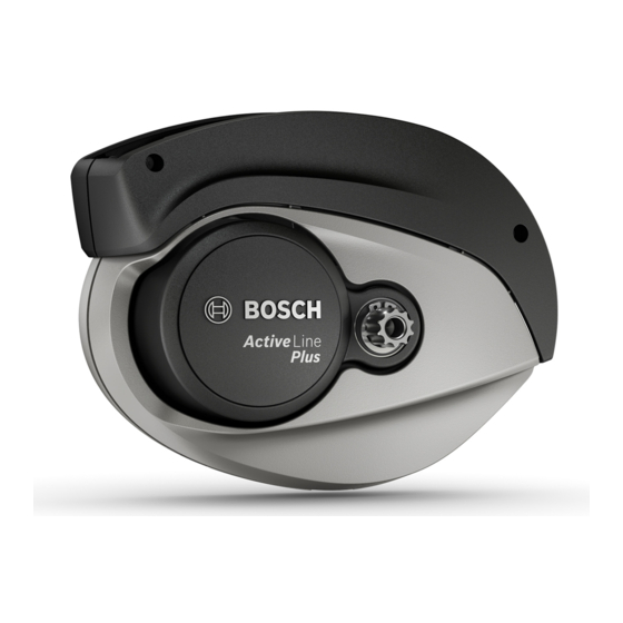 Bosch Active Line Plus BDU 350 Original Instructions Manual