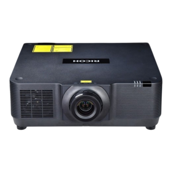 Ricoh PJ RU7700L Series User Manual