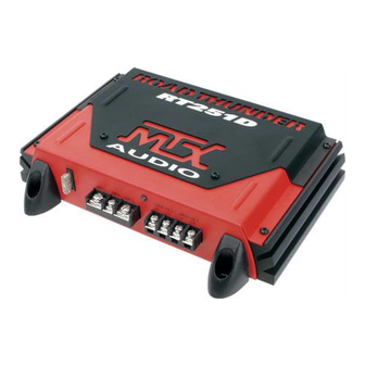 MTX Road Thunder RTP251D Connection Manual