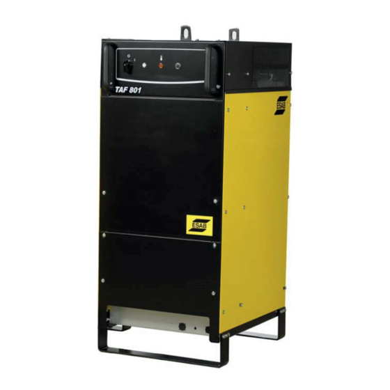 ESAB TAF 801 Manuals