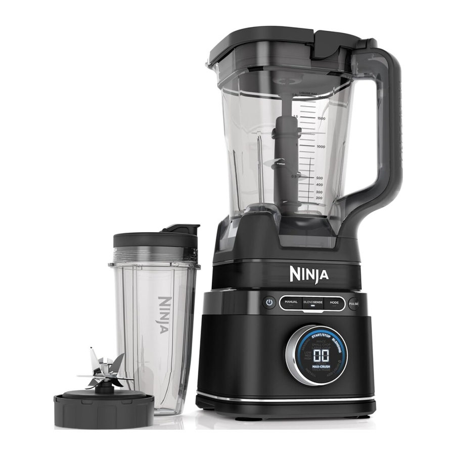 Ninja DETECT POWER BLENDER PRO, TB301EU Manual and Recipe Guide