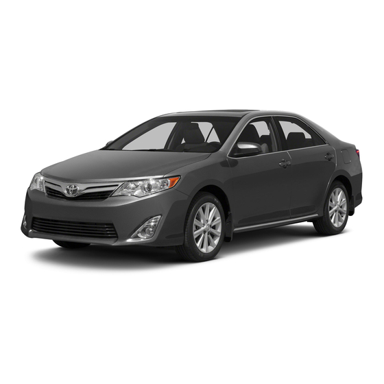 Toyota Camry 2012 Owner's Manual