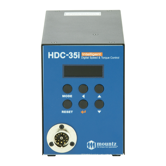 Mountz HDC-40i Operation Manual