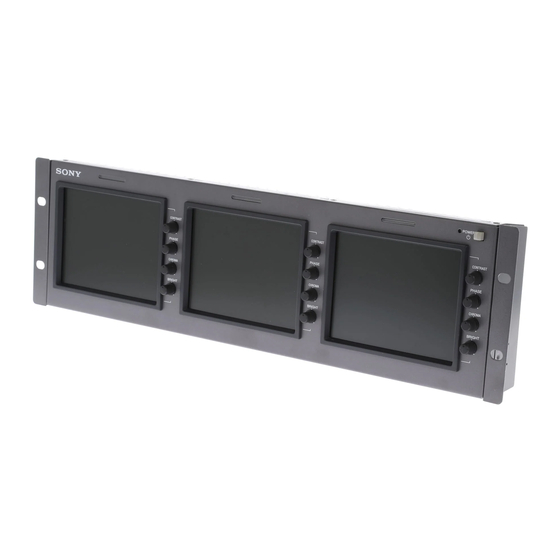 Sony LMD-440 Operatng Instructions