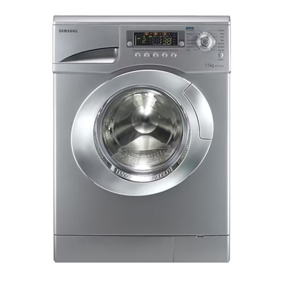 Samsung WD-J1255(V/S/C/R) Owners Informations