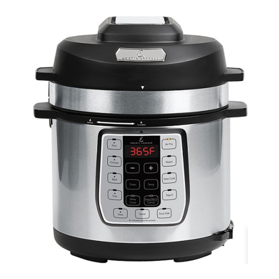 Emeril Lagasse Pressure AirFryer Plus Startup Manual
