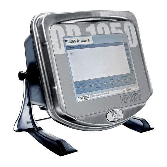 Bilanciai B-TEK SCALES DD1050 Operation, Maintenance And Installation Manual