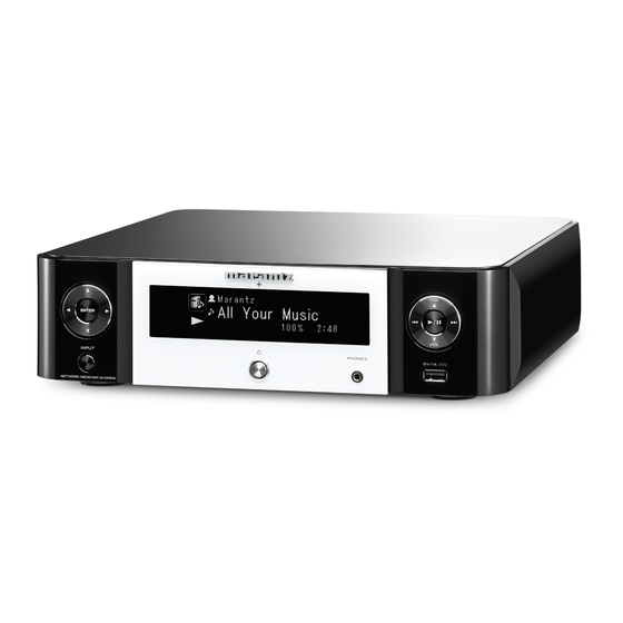 Marantz M-CR510 Quick Setup Manual