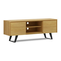 SIMPLIHOME Lowry AXCLRY08-OAK Manual