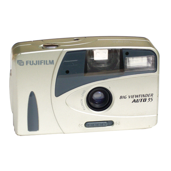FujiFilm BIG VIEWFINDER AUTO 35 Owner's Manual