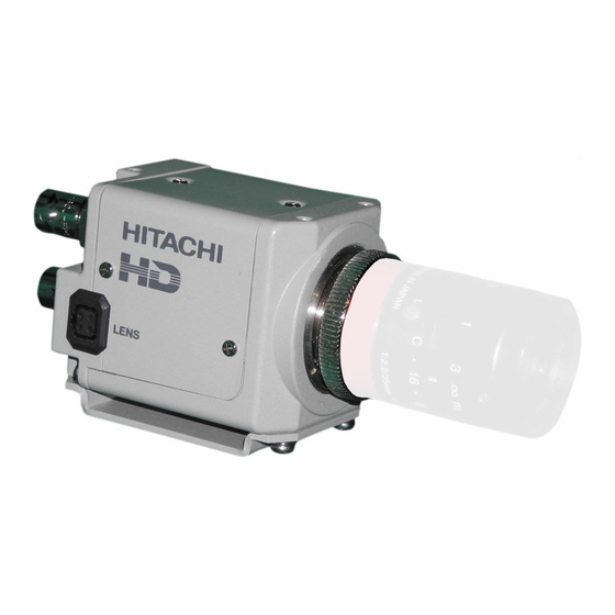 Hitachi KP-HD20A Manuals