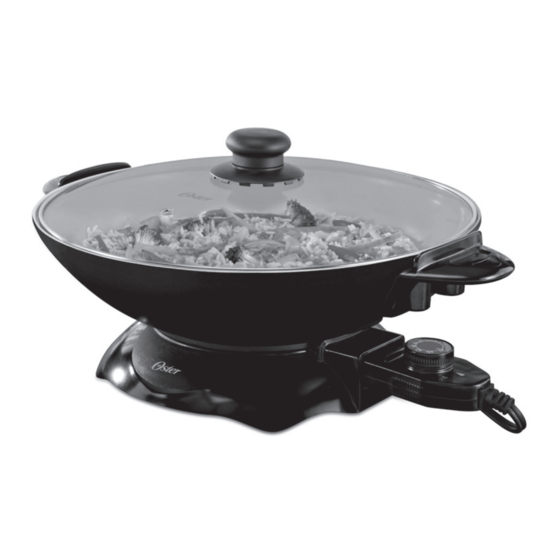 Oster ELECTRIC WOK Manuals