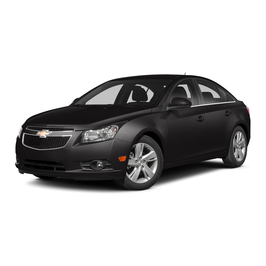 CHEVROLET 2014 CRUZE OWNER'S MANUAL Pdf Download | ManualsLib