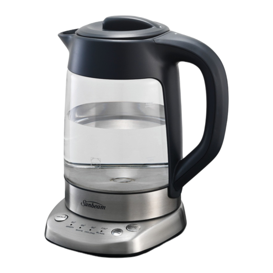 Sunbeam ke6450g store maestro glass kettle