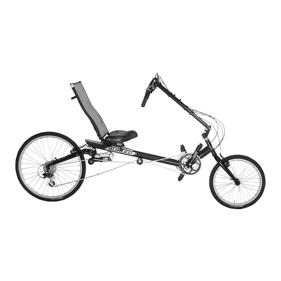 Burley recumbent online bike