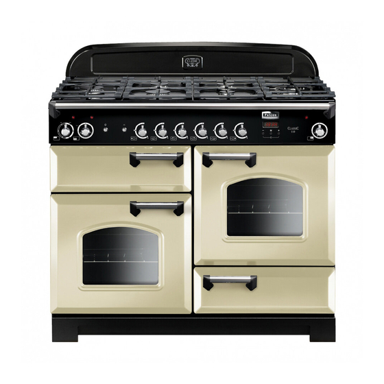 AGA FALCON PROFESSIONAL 110 GAS USER'S MANUAL AND INSTALLATION