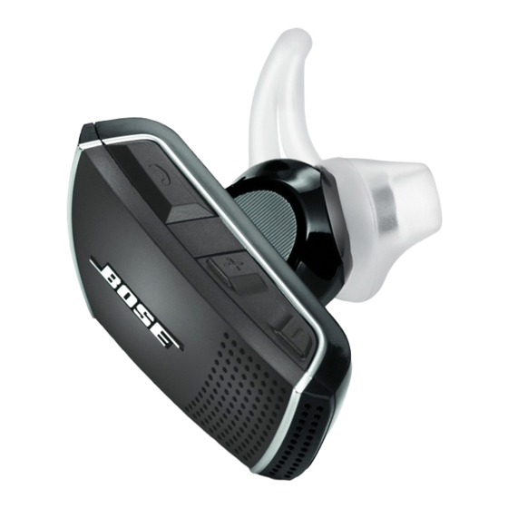 BOSE BLUETOOTH HEADSET OWNER'S MANUAL Pdf Download | ManualsLib