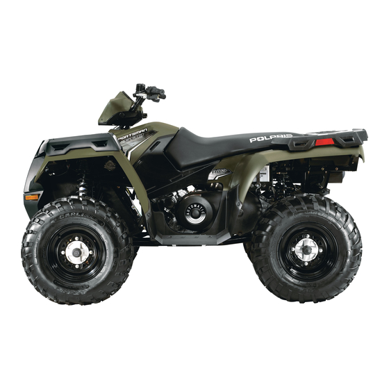 POLARIS SPORTSMAN FOREST 500 SERIES OWNER'S MANUAL FOR MAINTENANCE AND ...