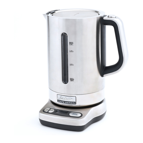 sunbeam cafe series kettle black