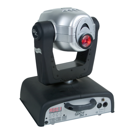 AMERICAN DJ ACCU SPOT 250 II USER INSTRUCTIONS Pdf Download ManualsLib