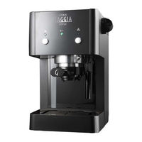 Gaggia STYLE Operating Instructions Manual